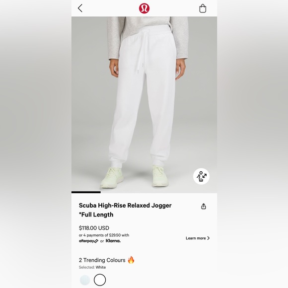 Lululemon Scuba High-Rise Jogger *Full Length size 6 - Picture 1 of 5